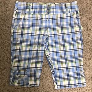 Plaid shorts